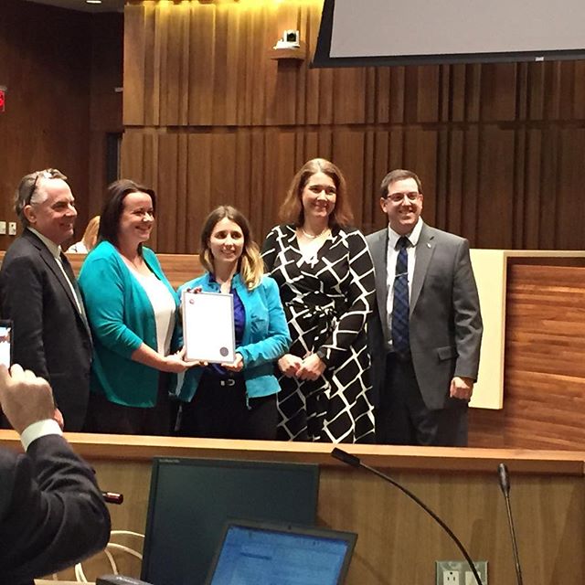 The @cityofguelph team that led the successful United Way campaign and won the public sector Spirit Award.