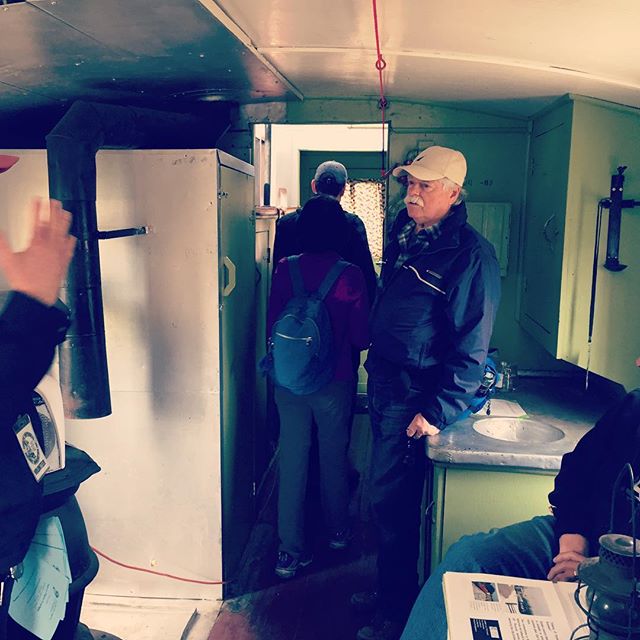Sharing this from the observation seat of the Canadian Pacific Caboose. It was built in 1941 and was used for over 40 years. The Guelph Historical Railway Association spent 16 years restoring it.